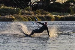 Le Barcares Kitesurfers Gerrit en Lars