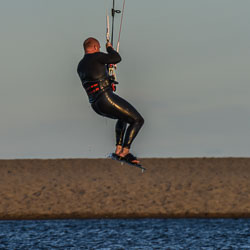 Le Barcares Kitesurfers Gerrit en Lars