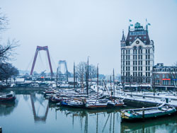 2017 Rotterdam in de winter